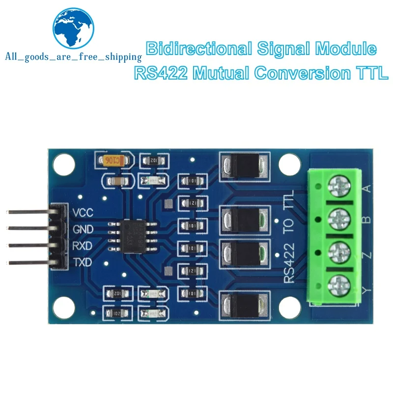 1/3PCS RS422 Mutual Conversion TTL Two-way Signal Module Full Duplex 422 Turn Single MAX490 To TTL Module
