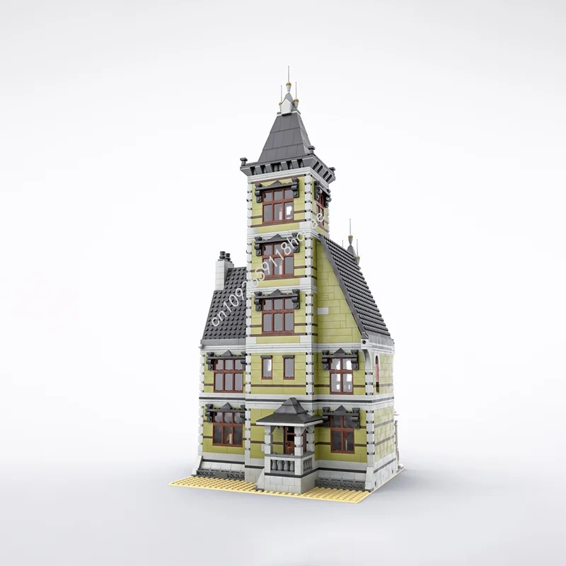 3723pcs MOC Old Mansion Haunted House Modular Model Building Blocks Assemble Toy DIY Creative Idea Brick Christmas Gifts Kids