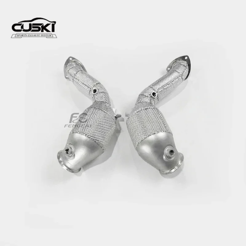 

Высококачественные автомобильные детали из нержавеющей стали для Aston Martin DBX 4.0T 2021-2023, выхлопная труба, водосточная труба