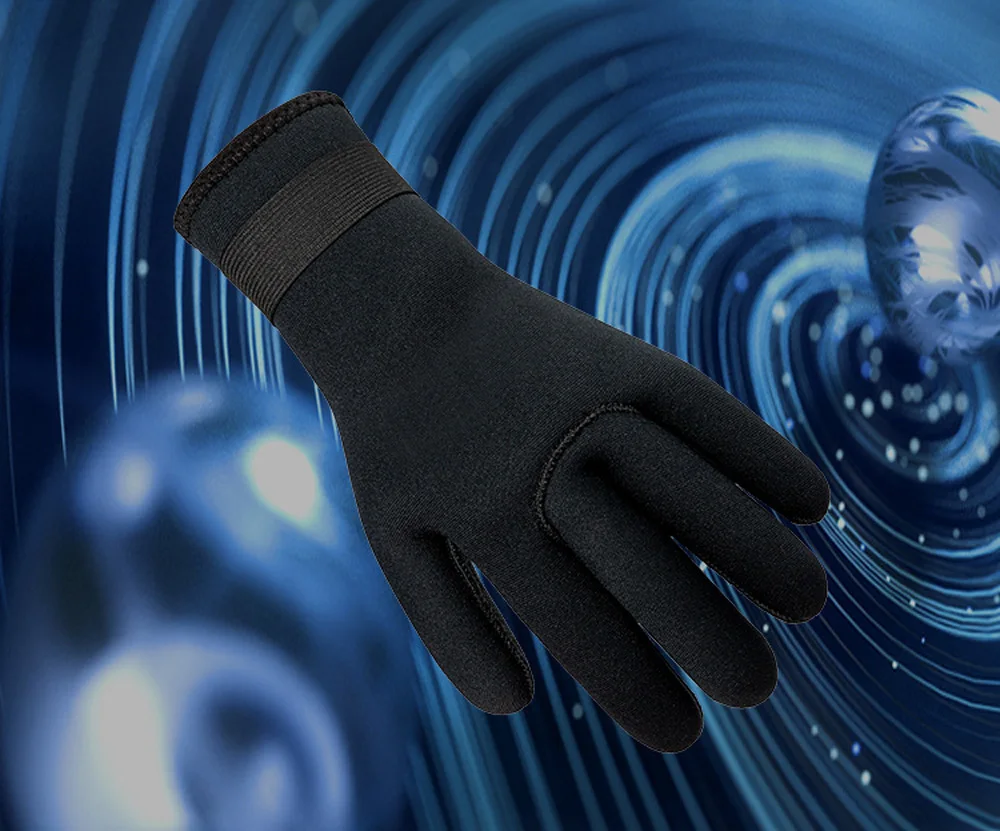 3mm Neoprenanzug Handschuhe Thermische Anti Slip Neopren Tauchen Handschuhe Surfen Handschuhe Für Speerfischen Schwimmen Rafting Kajakfahren – Detail 1