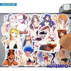 20/30/50 Pièces, Maillot de bain Bikini Beauty Woman, Autocollants Anime Sexy Girls, pour téléphone, valise, moto, voiture, vélo, skateboard, casque, album, guitare, verre, mur, Autocollants pour laptop