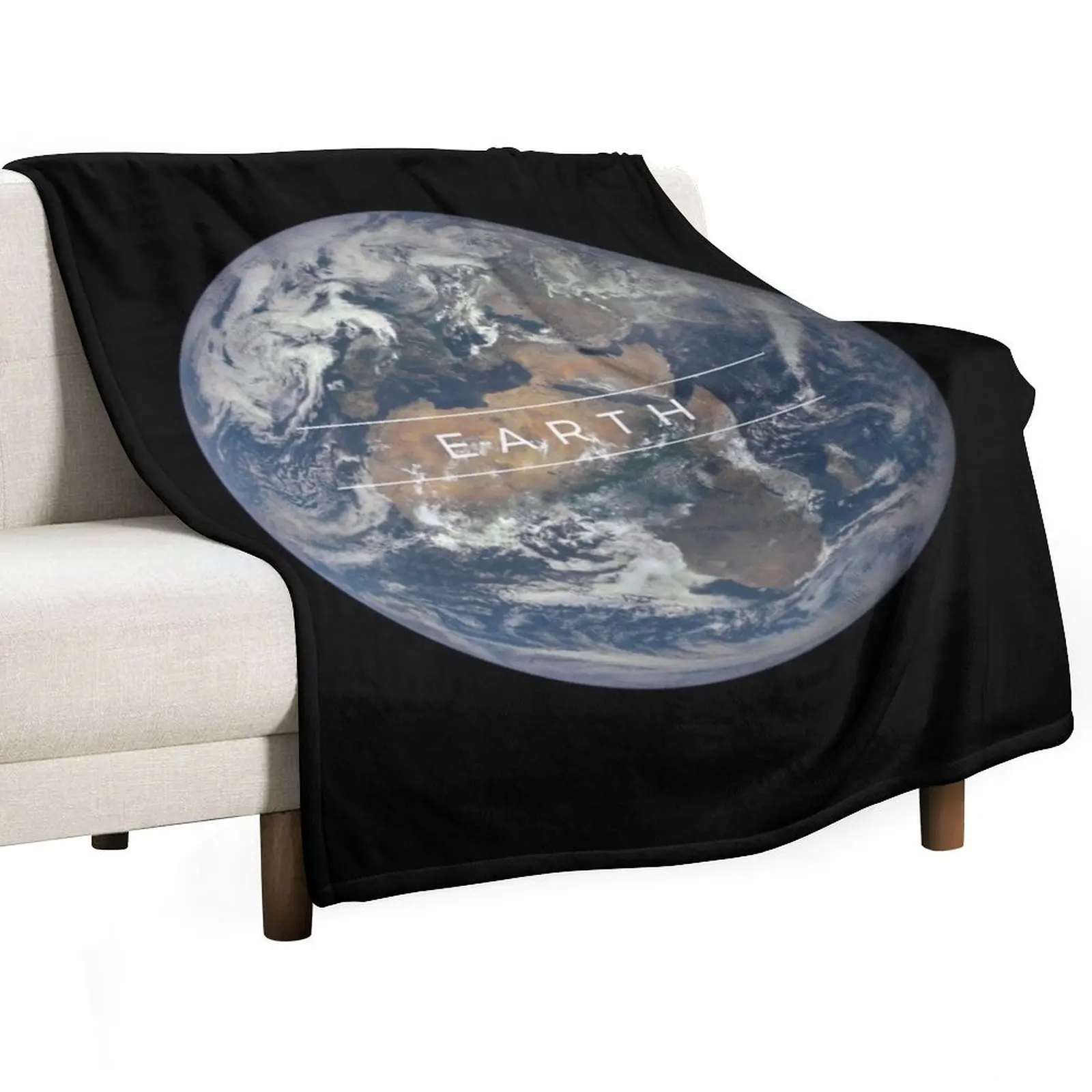 Earth -- Planets Moons Solar System Education Series Set Throw Blanket Comforter Soft Plaid manga Blankets