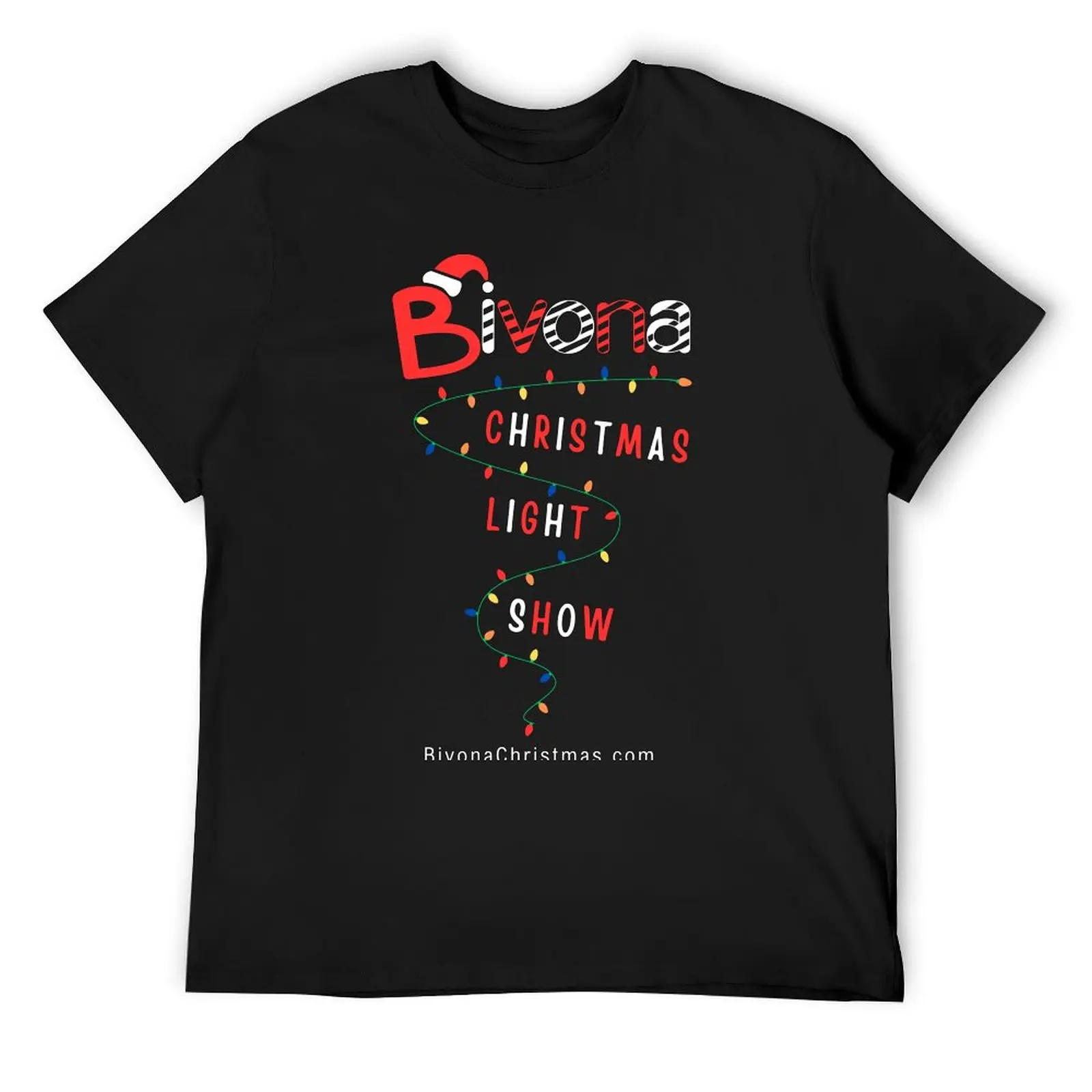 

Bivona Christmas Light Show (Candy Cane) T-Shirt