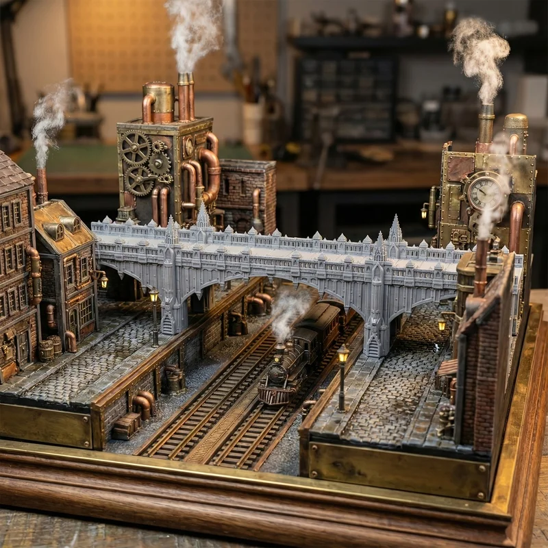Hive Crossroad Miniature Set, Sci-Fi RPG Miniature Accessories, Ideal for Tabletop Roleplaying Games, RPG Accessories