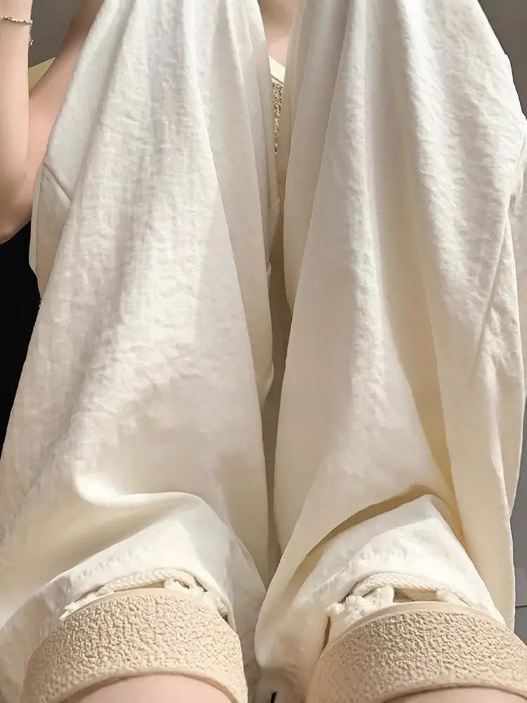 Calças de perna larga veludo feminino inverno lã pelúcia casual relaxado barriga-controle pesado engrossado em camadas forro sherpa 2025