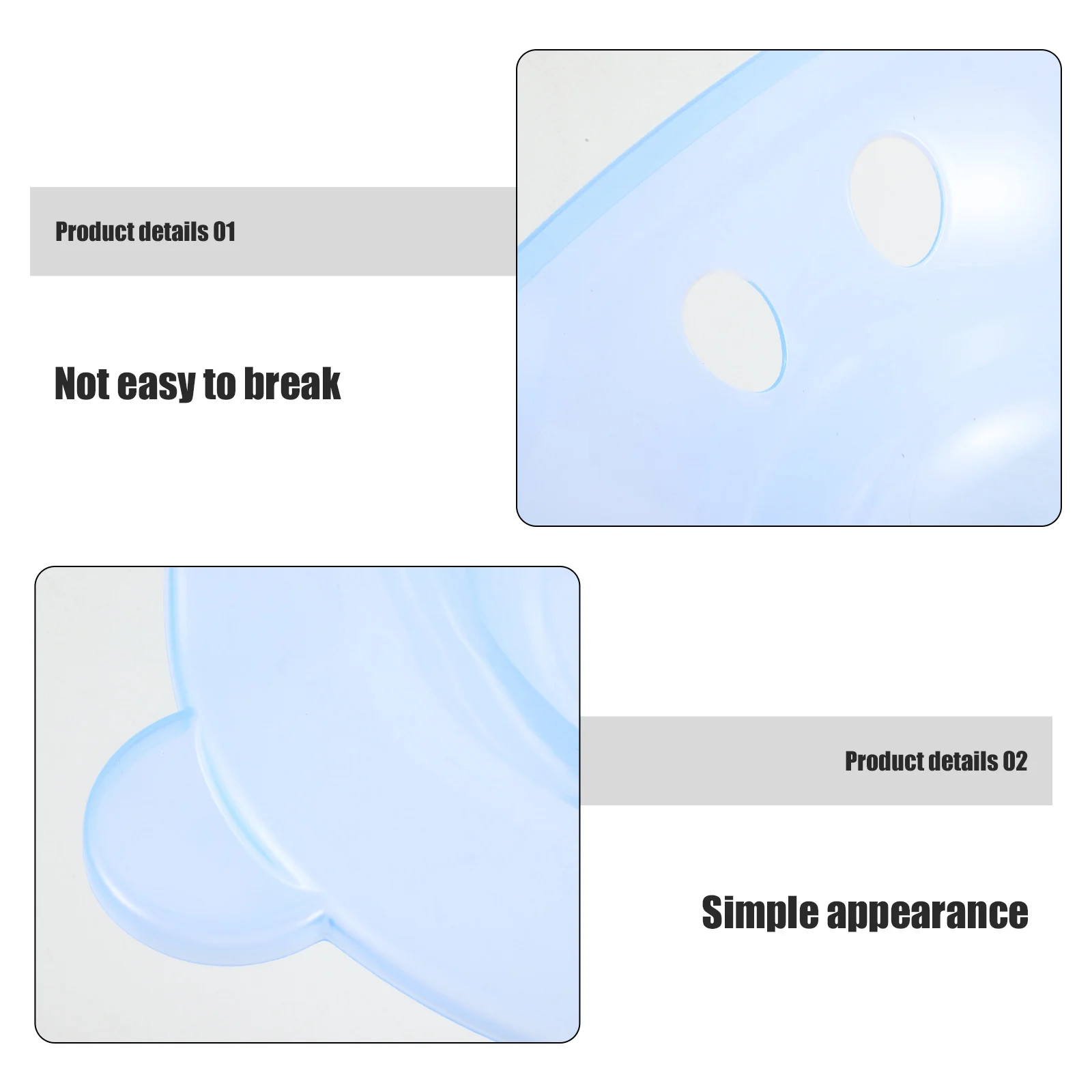 Bassin de bain en plastique épais PP, siège de toilette antidérapant pour personnes âgées et femmes enceintes, soins hémorroïdes, siège de toilette post-partum