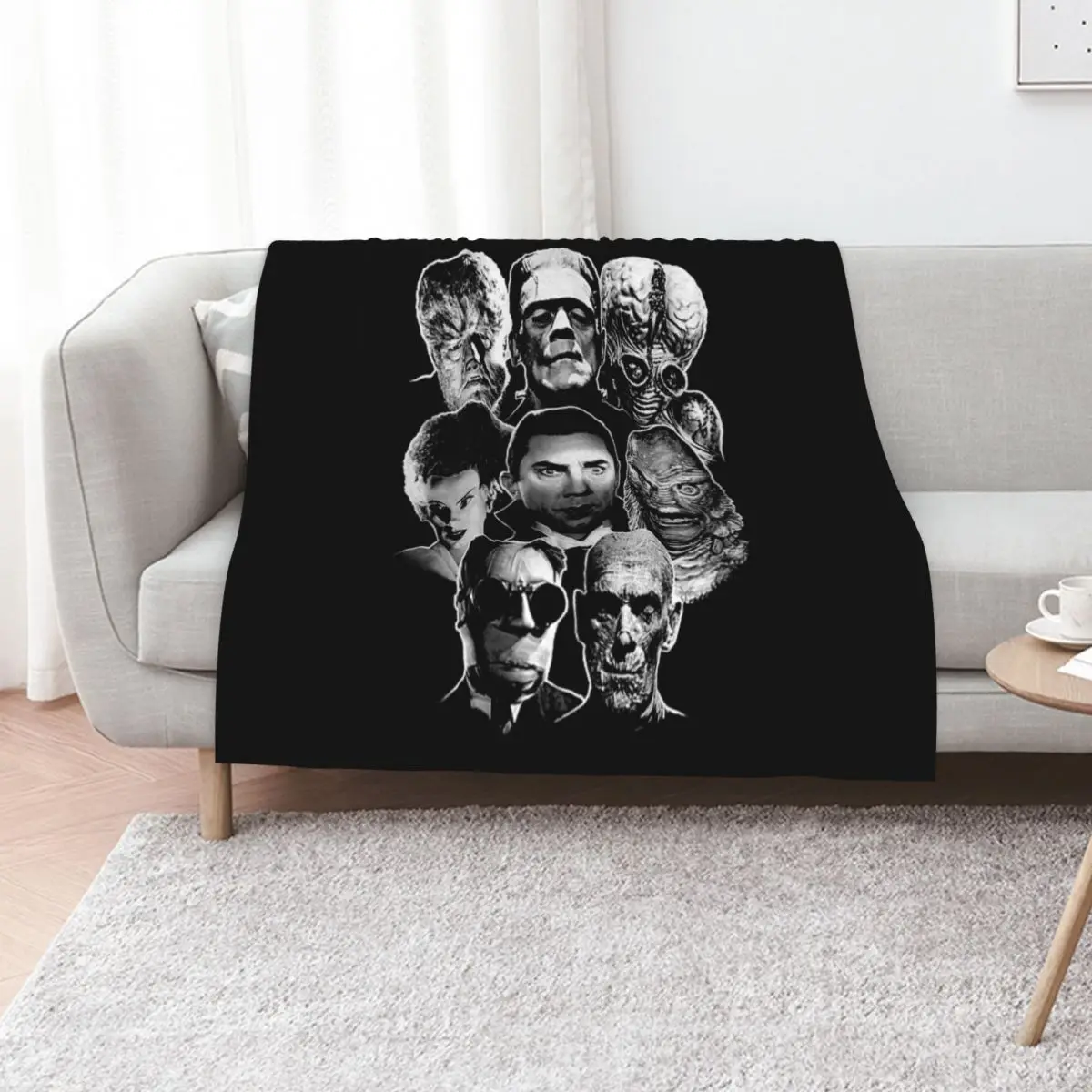Universal Monster Gang Throw Blanket Thermal Stuffeds Blankets Sofas Of Decoration wednesday Tourist Luxury Brand Blankets