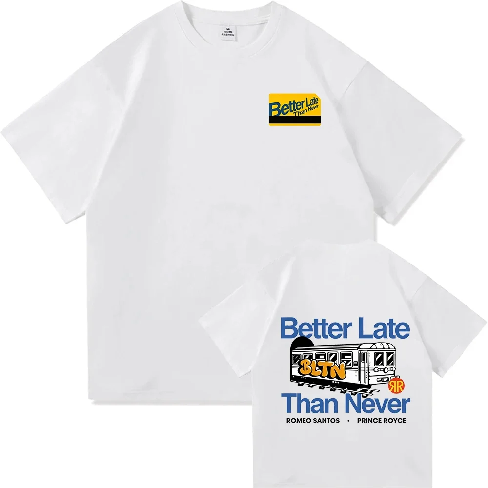 Romeo Santos & Prince Royce BLTN Tour 2026 Ontario T-Shirt Vintage Streetwear Round Neck Cotton Soft Short Sleeve Aldult Unisex