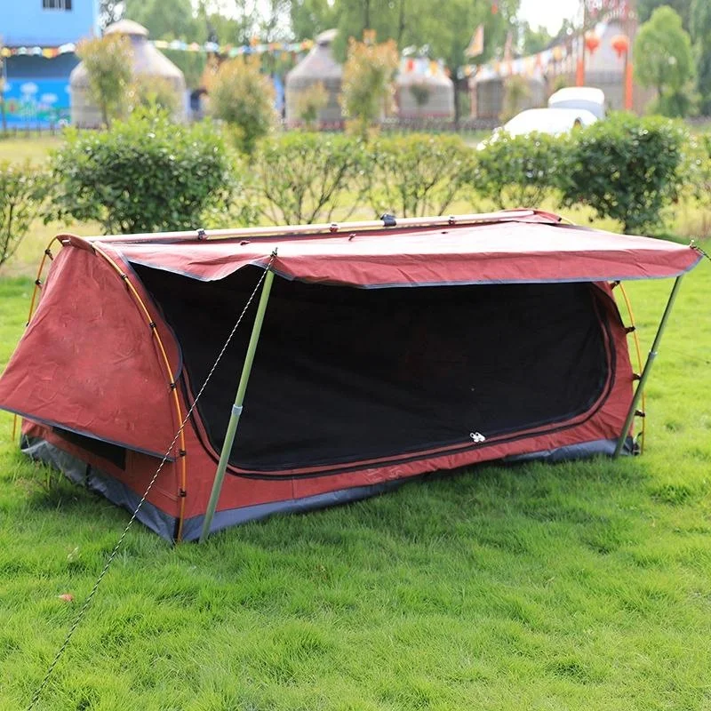 Double Layer Canvas Tent For Outdoor Adventure Portable Camping Equipment For Hiking Camping