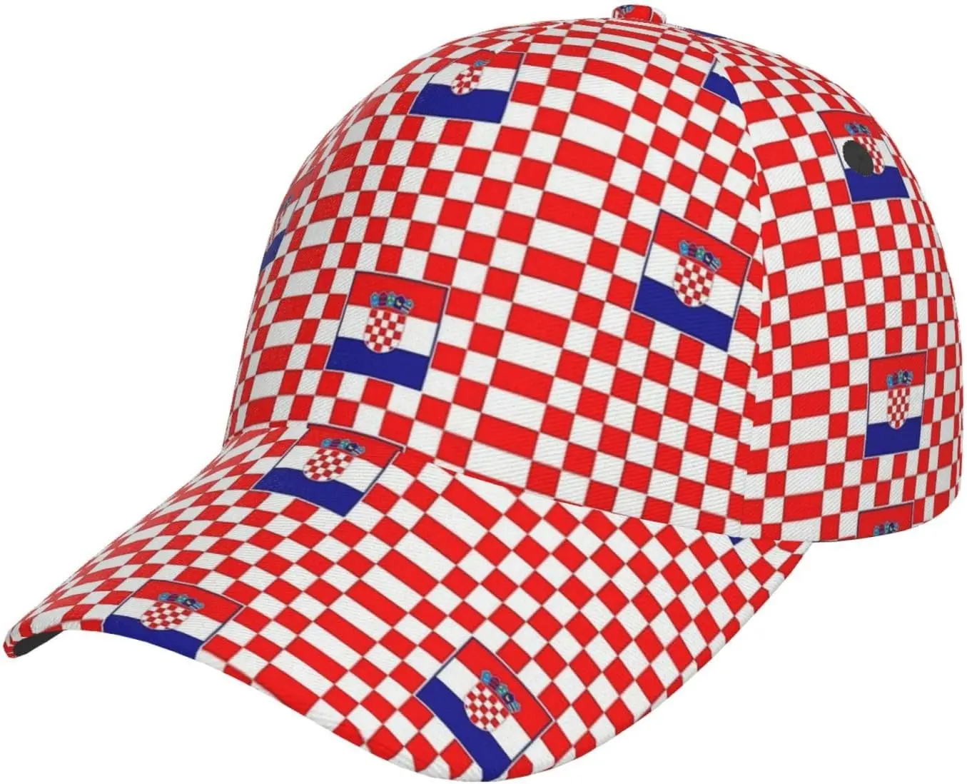 Cute Croatia Flag Baseball Hats Women Men Adjustable Croatian Snapback Baseball Cap One Size Fits Most