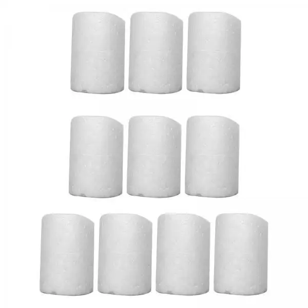 Foam Cylinder Craft Foam Balls White Arts DIY Supplies for Home Holiday and Modeling Crafts