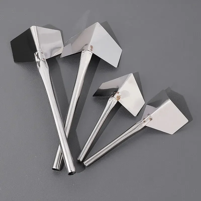 4Pcs Construction Tools Stainless Steel Putty Knife Drywall Scrapers Hand Tool Inside Outside Corner Scraping Yin Yang Puller