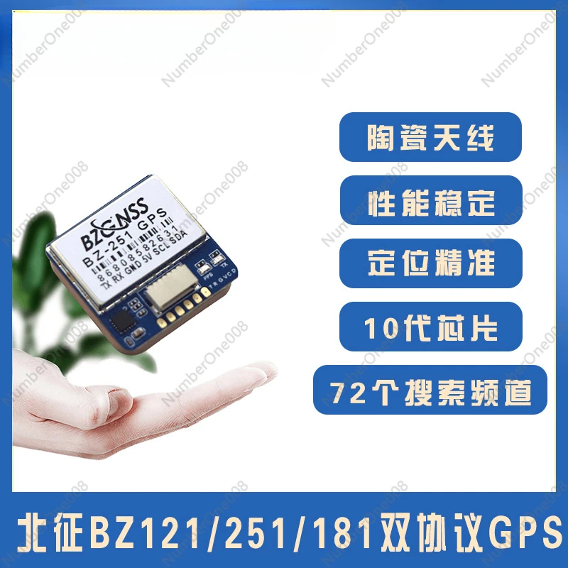 Beizheng BZ121 251 181 Dual Protocol GPS Fixed Wing Crossing Aircraft FPV Return Rescue F4 F722 Flight Control