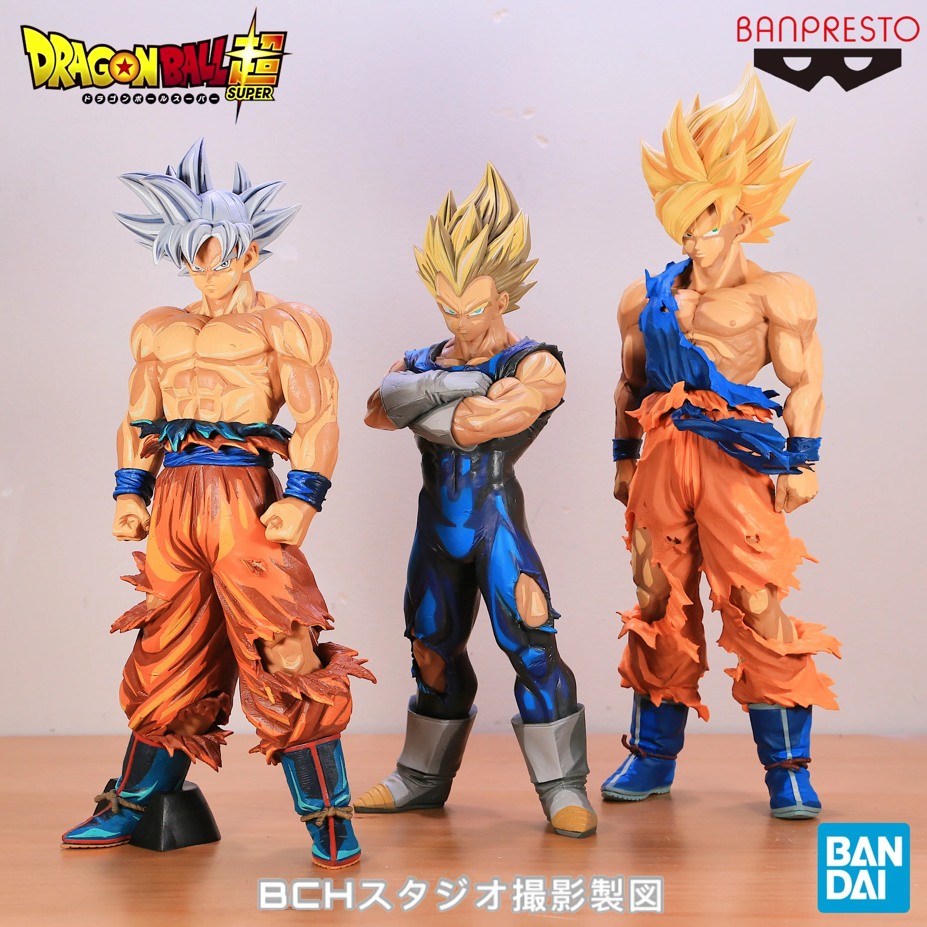 

【spot goods】Bandai Dragon Ball Son Goku Action Figure Ultra Instinct Manga Color Model Gift
