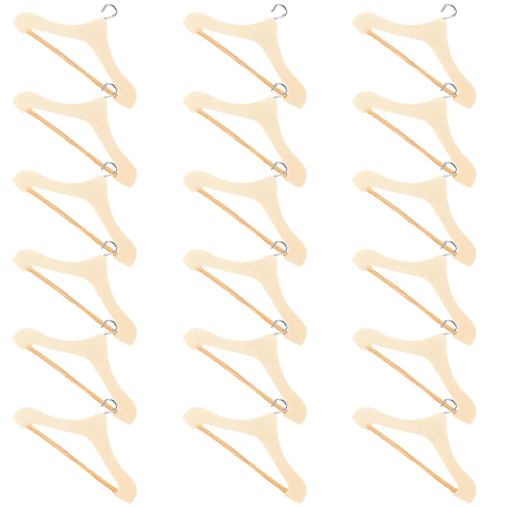

18 шт. мини-вешалки для одежды, прочный небольшой органайзер для шкафа для платьев, топов, брюк, миниатюрные аксессуары для гардероба