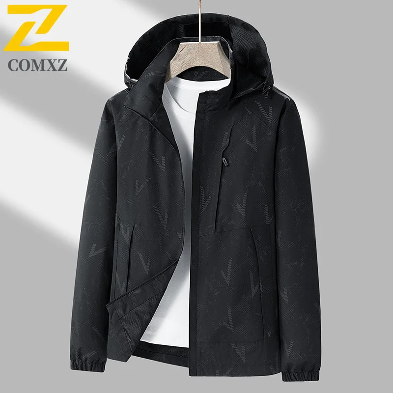 

Couples Stormtrooper Jacket Thin Outdoor Windproof Waterproof Breathable Sports Hooded Jacket Casual Camping Mountaineering Coat