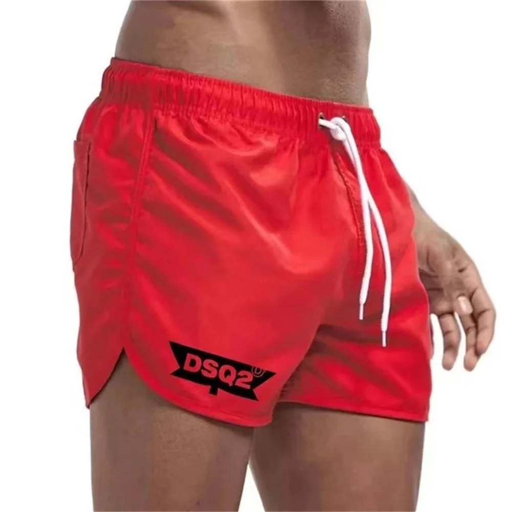 Summer men's beach shorts print Quick drying Breathable outdoor fitness jogging sexy shorts casual swimming trunks