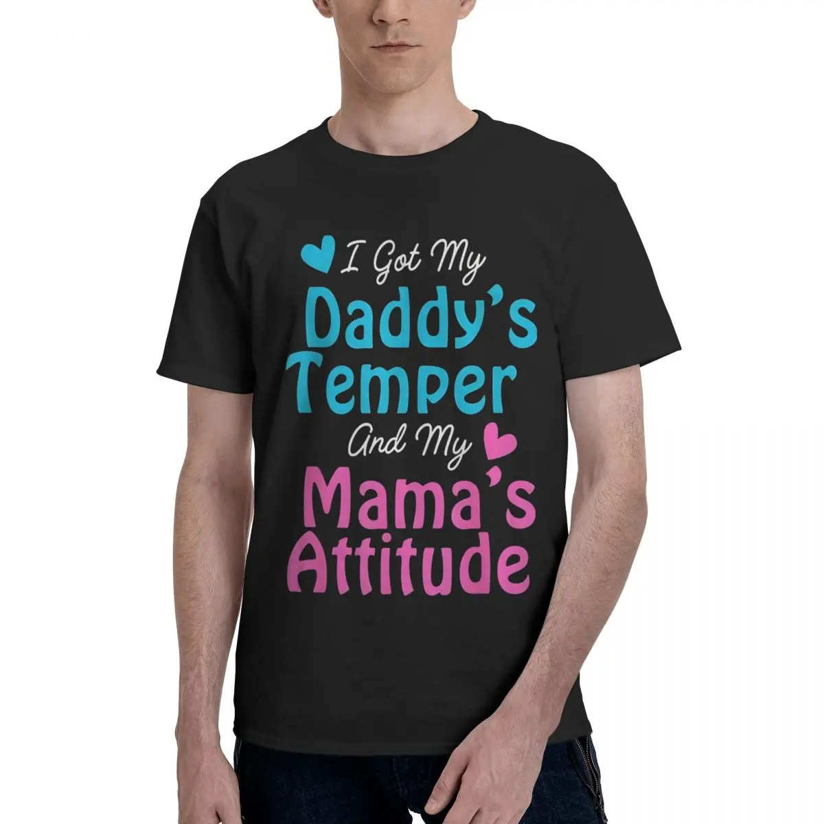 Daddy's Temper Mama's Attitude Motion T-shirts Vintage Travel Kemp Unique USA Size