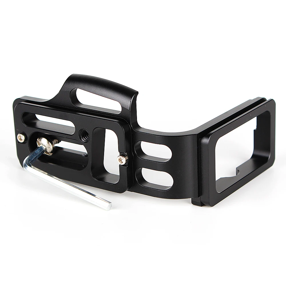 Pixco-حامل معدني لكاميرا Nikon ، حامل لوحة L سريع التحرير ، مقبض معدني ، مقبض خارجي عمودي لكاميرا Nikon D810 و Nikon D800