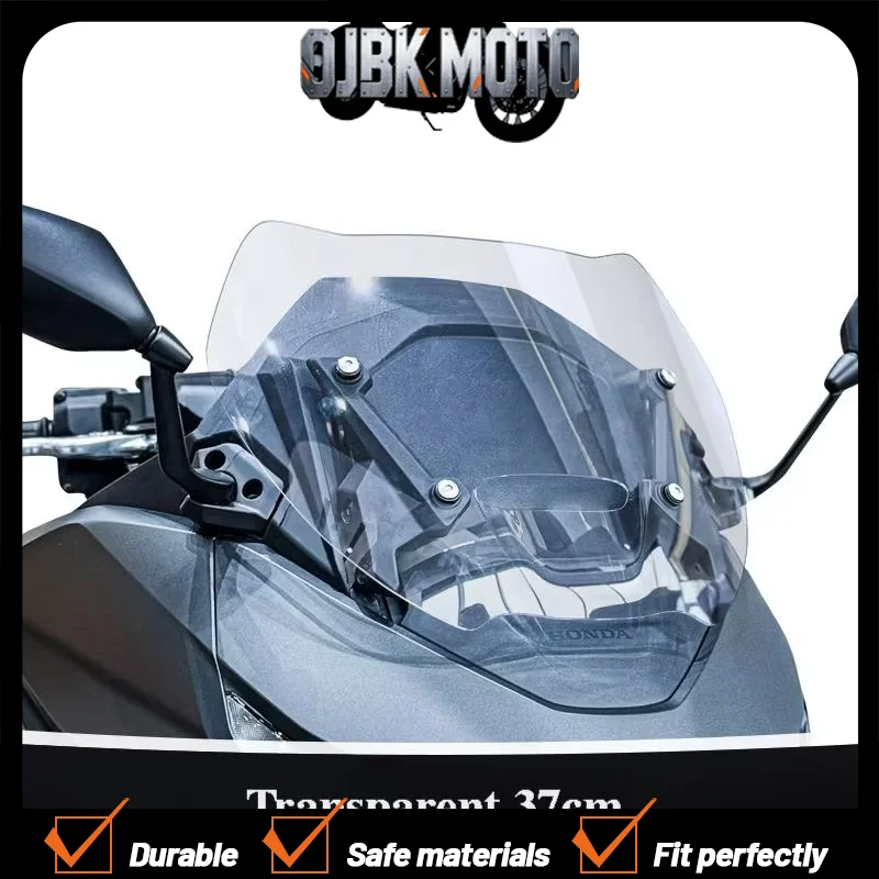 

For 2025 HONDA FORZA 750 Forza 750 NSS750 NSS 750 Heightened Motorcycle Windshield Windscreen Black Windscreen Wind Deflectors