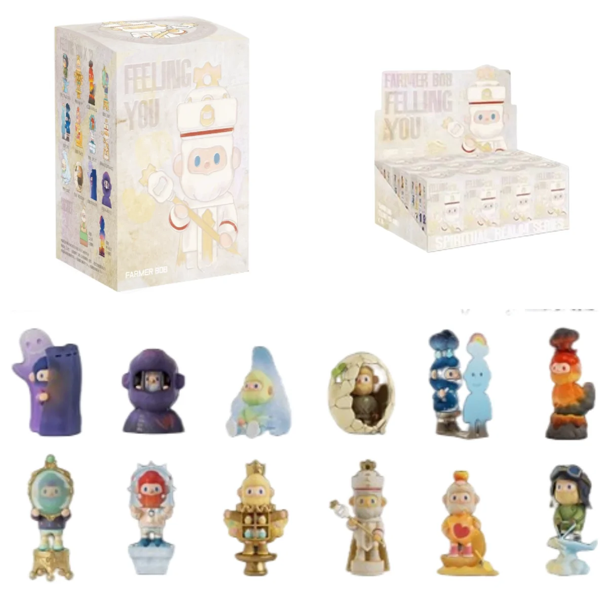 

FARMER BOB If Emotions Respond Series слепая коробка аниме куклы с короной и скипетром Mystery Box Caixa Caja подарок аниме-игрушка