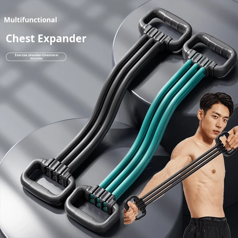 High Elastic TPR/TPE Multi-Functional Home Fitness Trainer Stretch Elastic Rope for Arm Strength Exercise Exercise Bands