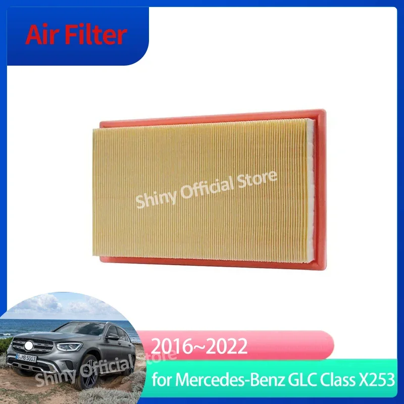 Air Filter For Mercedes-Benz GLC Class X253 C253 200 350d Coupe MK1 2016 2017 2018 2019 2020 2021 2022 Car Gadgets Accessories