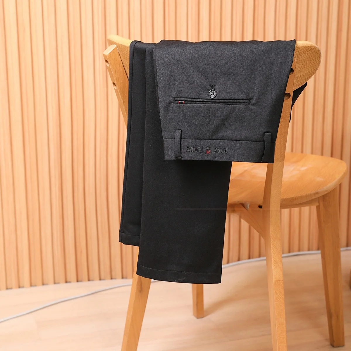 Busin Casual Men's Summer Pants High Elastici Anti-Wrinkle Smooth Commute Straight Leg Pants Faionable Urban Sle