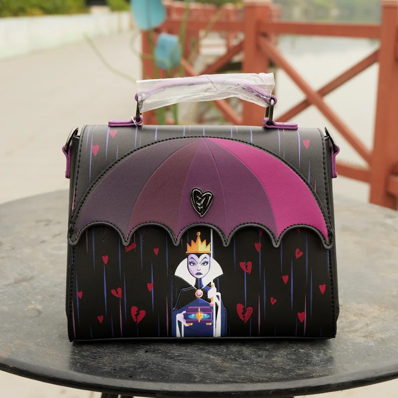 

В наличии Loungefly Белоснежка и злая королева, большая вместительная сумка на плечо, модный повседневный дизайн, милый подарок для детей