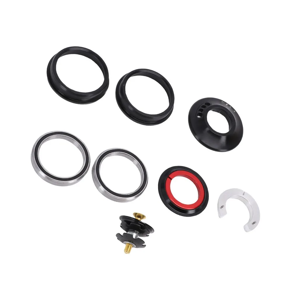 Aluminum Alloy Bike Headset Chrome Molybdenum Steel Bearing Bike Headset Kit for full ZS56 standard bicycle frames