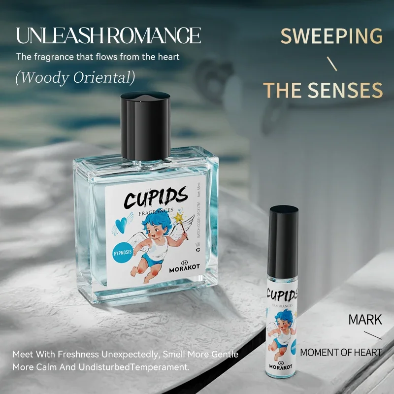 

Cupidon Men's Cologne, Eau De Toilette Spray parfumé cupidon romantique frais longue durée - Cadeau idéal pour la