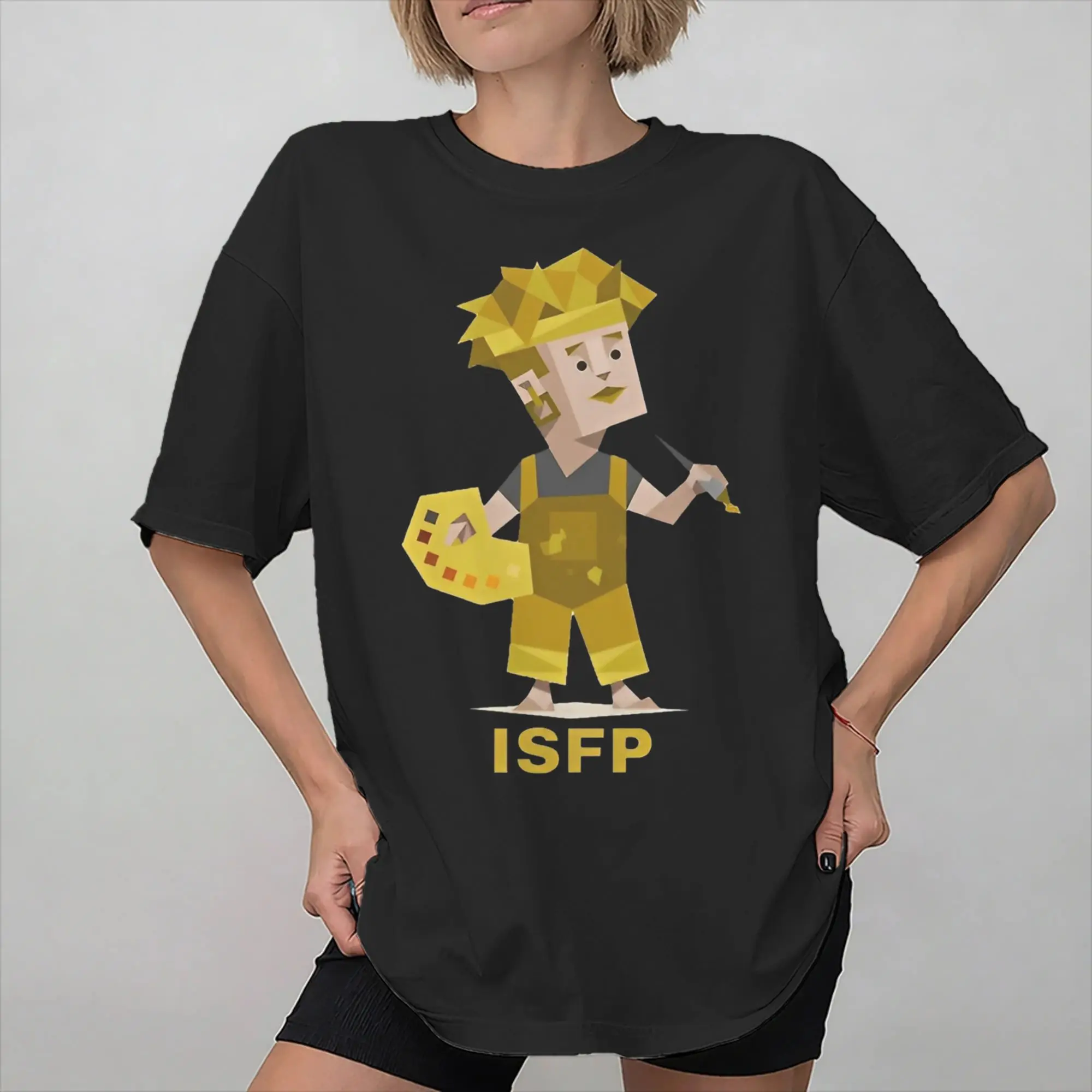 ISFP mbti myers-briggs peronality Printed T Shirts Men Women MBTI 16 Personalities  Cotton  Tee Shirt Clothing