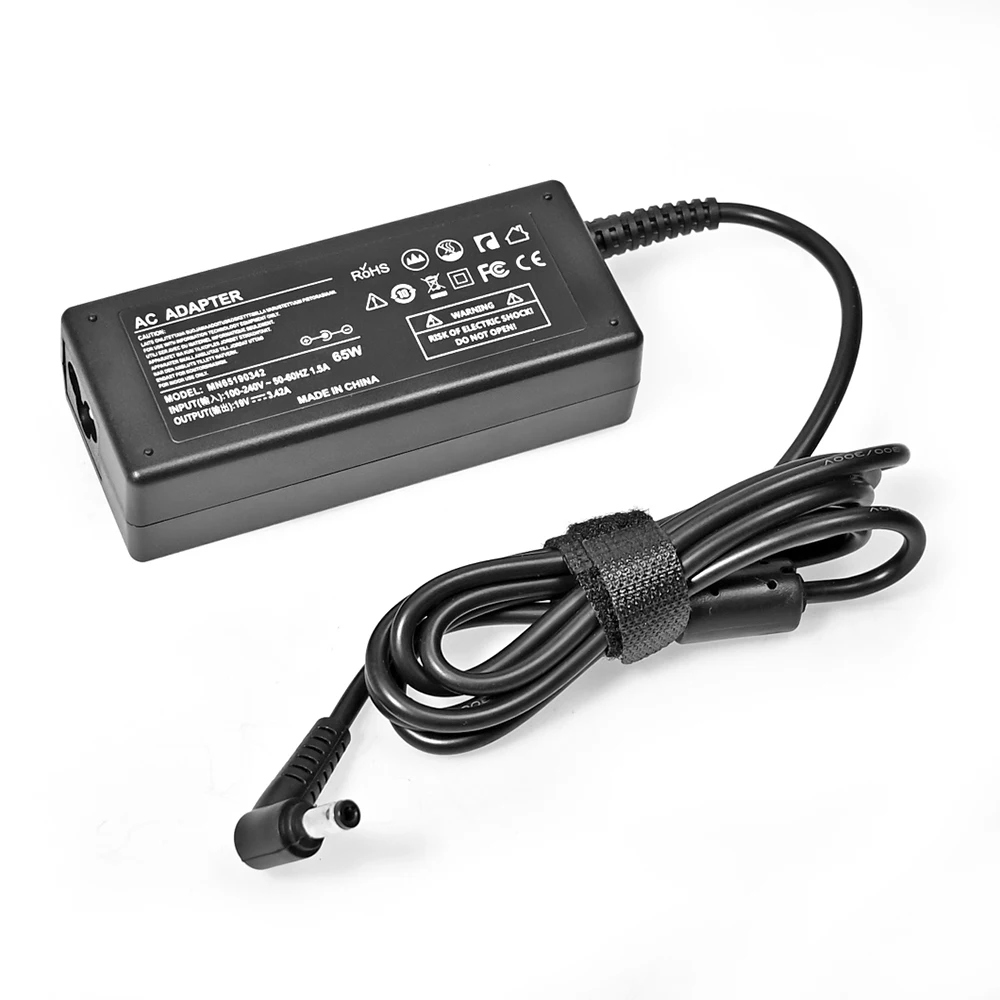 19V 3.42A 5.5x2.5mm 65W AC Laptop Adapter Charger for Asus X401A X550C A450C Y481 X501LA X551C V85 A52F X555 / TOSHIBA / GATEWAY