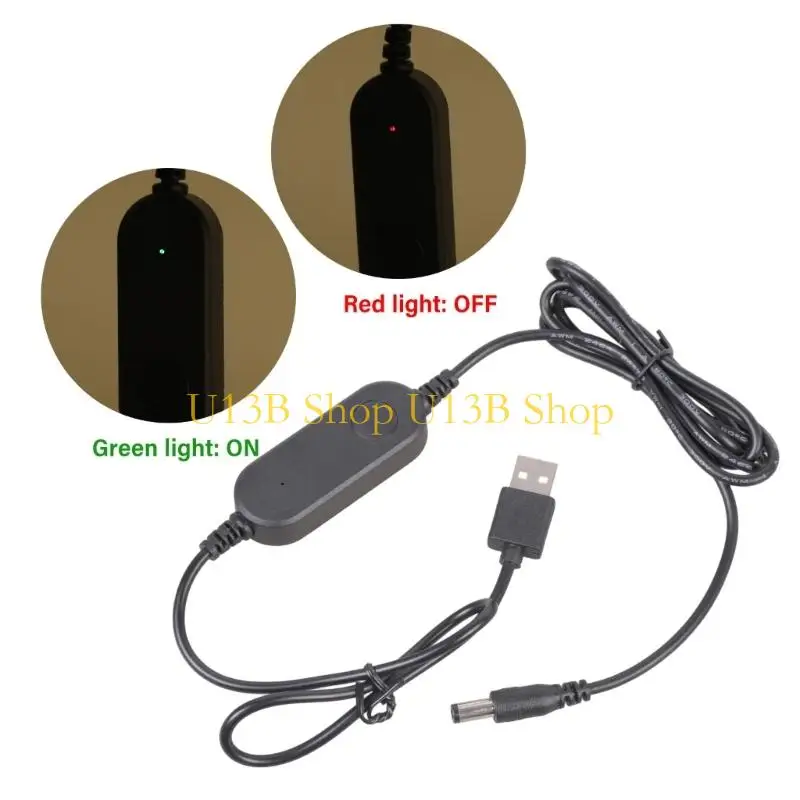 U13B 12W Power Adapters Cable Featuring Switches Control and Plastic Construction