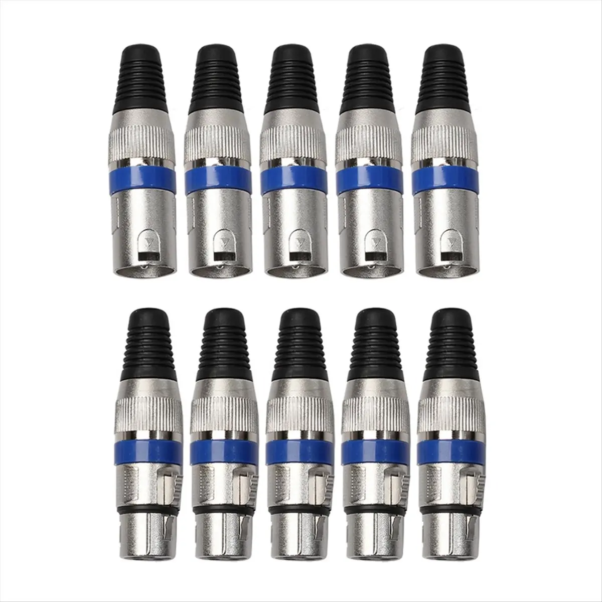 A14G XLR 3-Pin Female Multi-Function Cable Sockets for Video and Audio Connections Portable and Practical