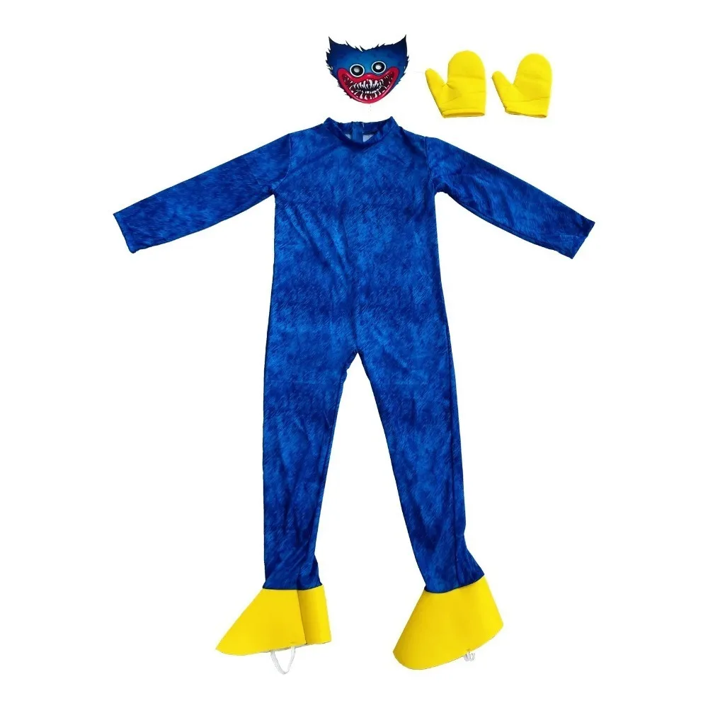 Peluche Huggy Wuggy Poppy Playtime, Cosplay Halloween, Dessin Animé Horreur, Grande Bouche, Poppy, Cadeau de Vacances pour Enfants, pour le Jeu