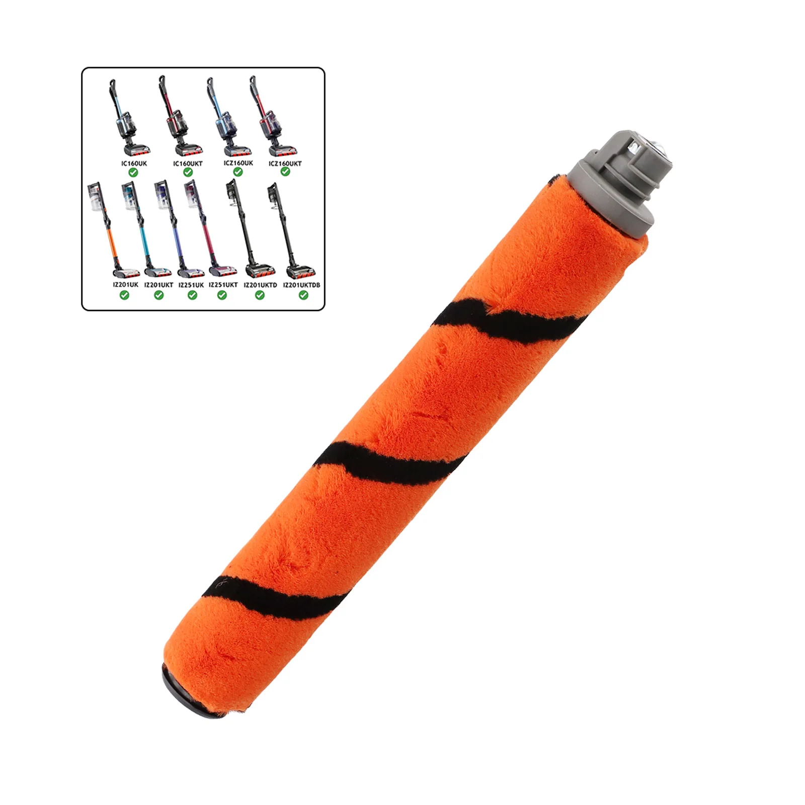 Replacement Soft Brush Roller for Shark HV390 IF130 IF200 IF250 IF260 Series Vacuum Quick Installation and Maintenance