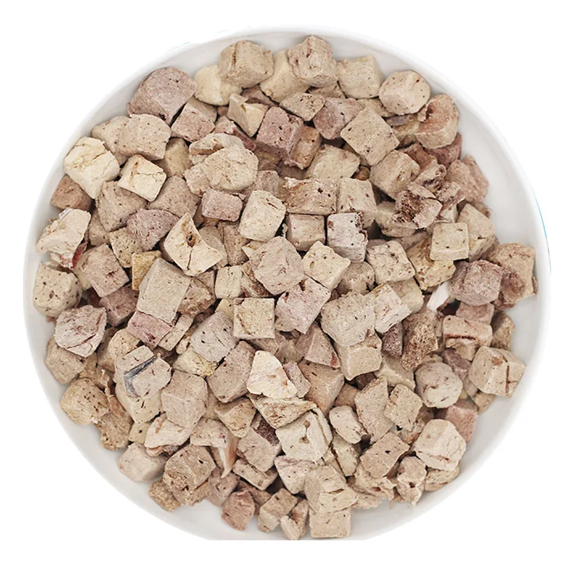 Pet Freeze-dried Beef Liver Granules Dog and Cat Snacks Supplementary Food Beef Liver Freeze-dried Block