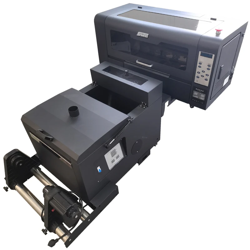 30Cm Dtf Printer Dual Xp600 Head White Ink System Inkjet Direct To Film Dtf Printer A3