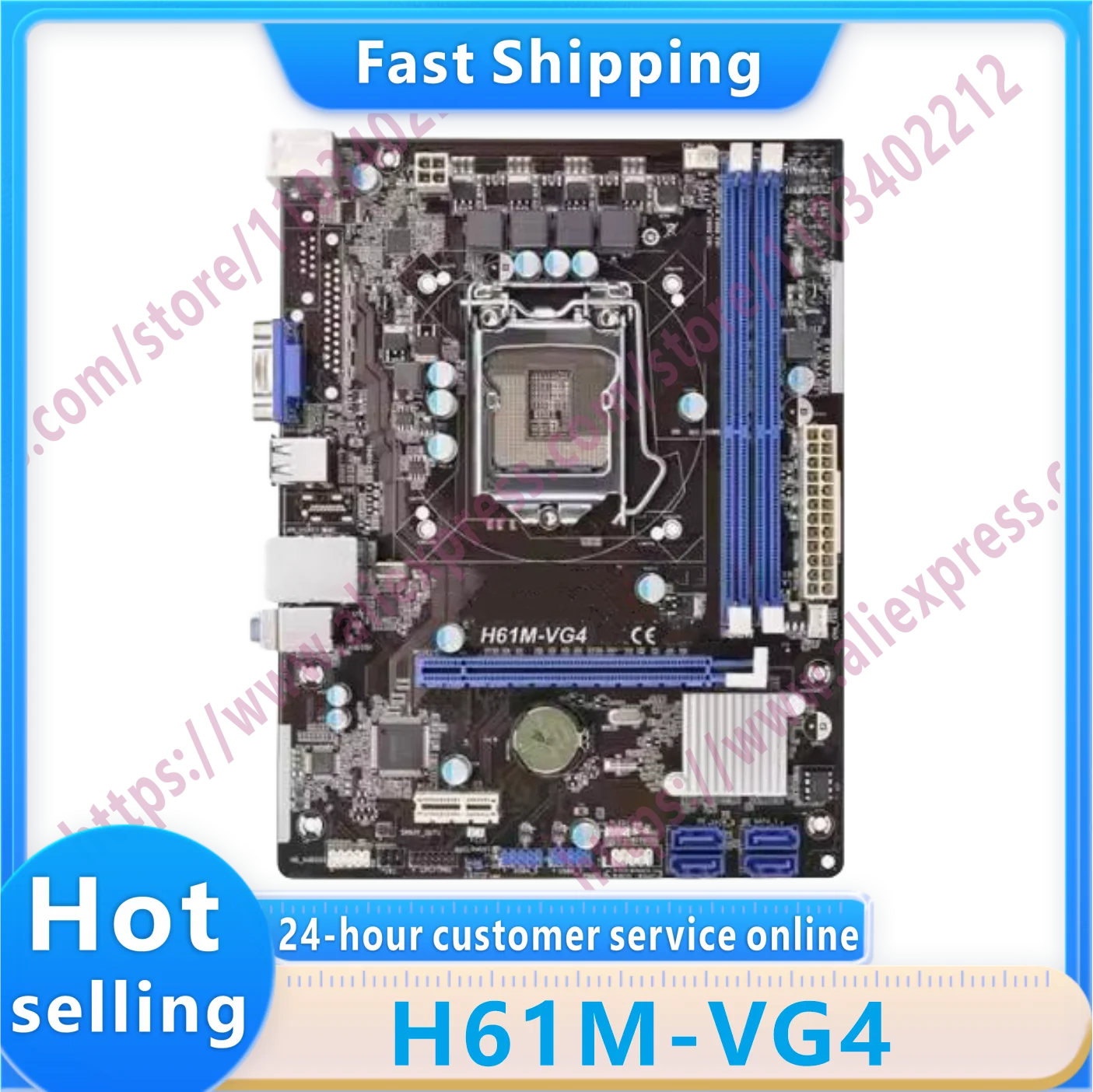 H61M-VG4 LGA 1155 H61 H61M-VG4 R3 16GB PCI-E 3.0 USB2.0 Micro ATX