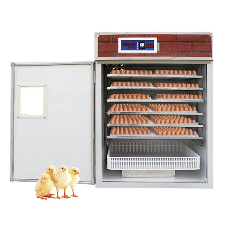 

Poultry Equipment Automatic Incubators Hatching Eggs Farm Equipment Dark Goose Quail Chicken Egg Hatching Machine