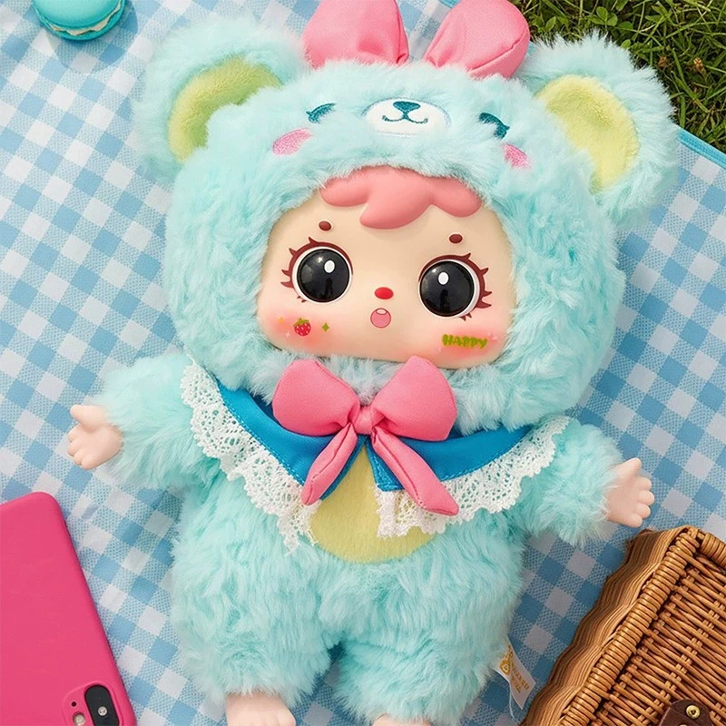 صموئيل V6 400% معكرون سلسلة الفينيل صندوق أعمى عمل الشكل الإبداعية عروسة كارتون اللعب العصرية صندوق غامض فتاة جمع هدية