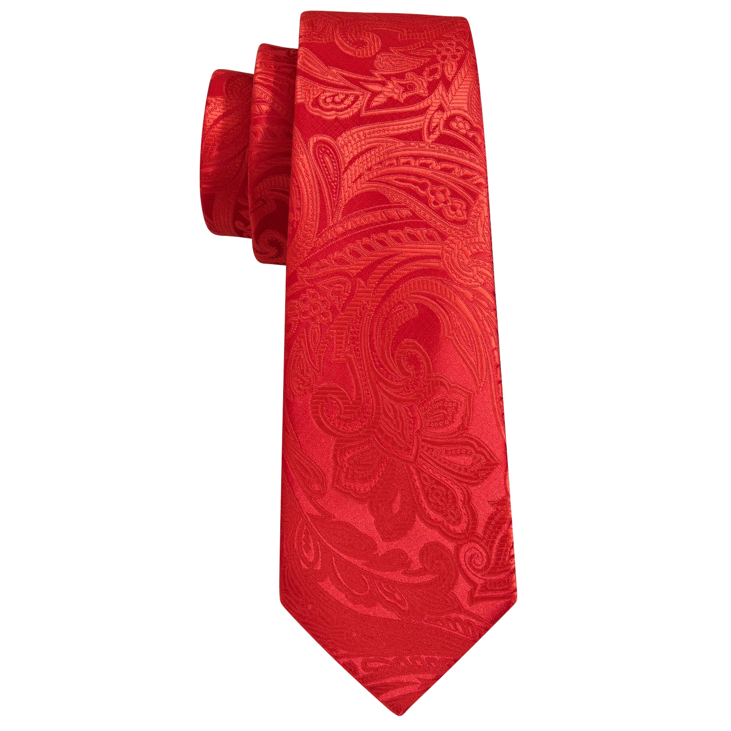 Fashion Silk Men Tie Set Red Burgundy Solid Paisley Striped Plaid Floral Necktie Handkerchief Cufflinks Wedding Business