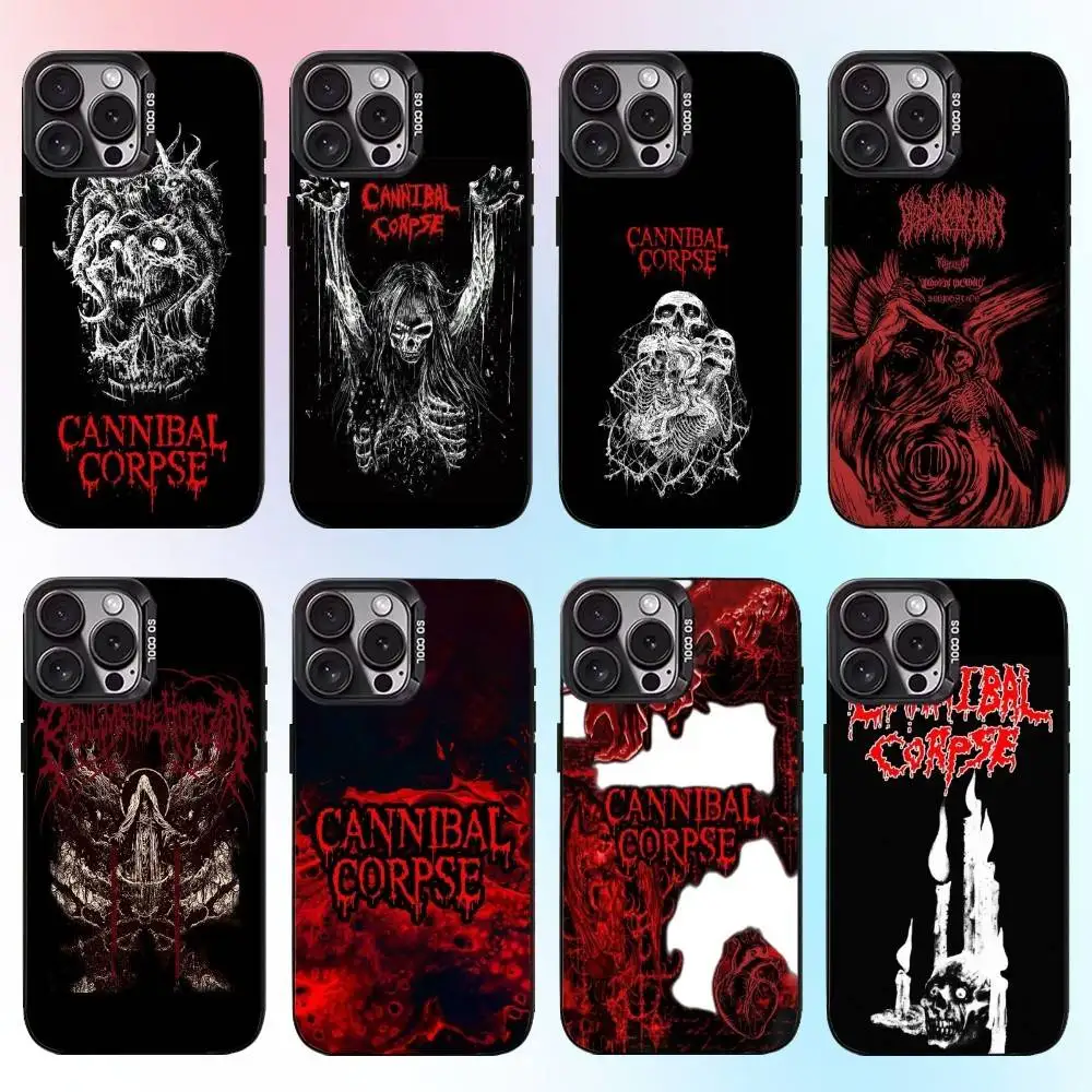 

Cannibal Corpse Album Phone Case For iPhone17,16,15,14,13,12,11 Plus,Pro Max Black Candy Matte Shockproof Cover