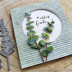 Eucalyptus Branches Leaves Metal Cutting Dies New 2019 for Card Making Scrapbooking DIY Album Embossing Paper Craft Dies