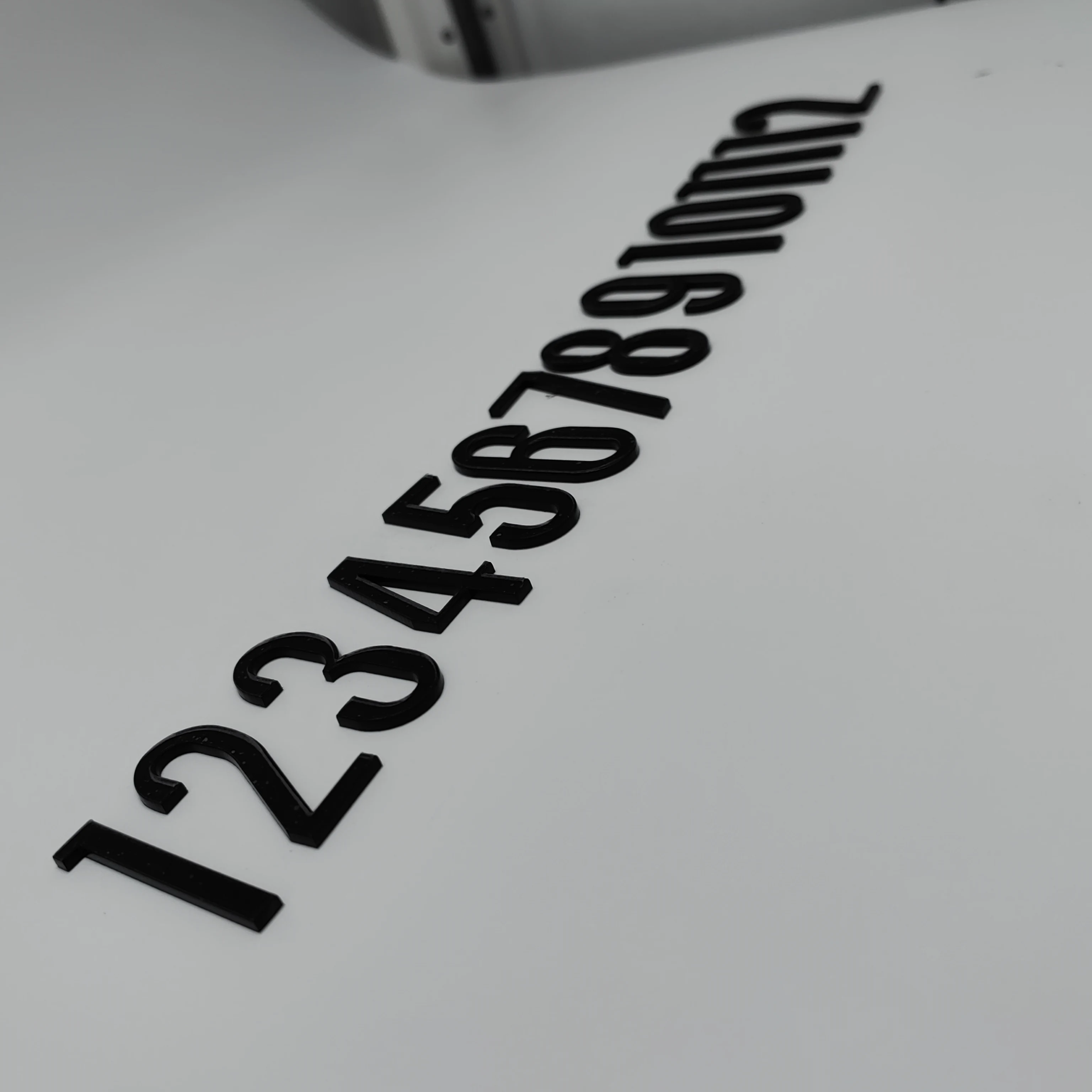 3.8cm Height 3D Mirror Acrylic Clock Digits 1-12 Self Adhesive Numeral Stickers For DIY Frameless Wall Clock Gold Silver Black