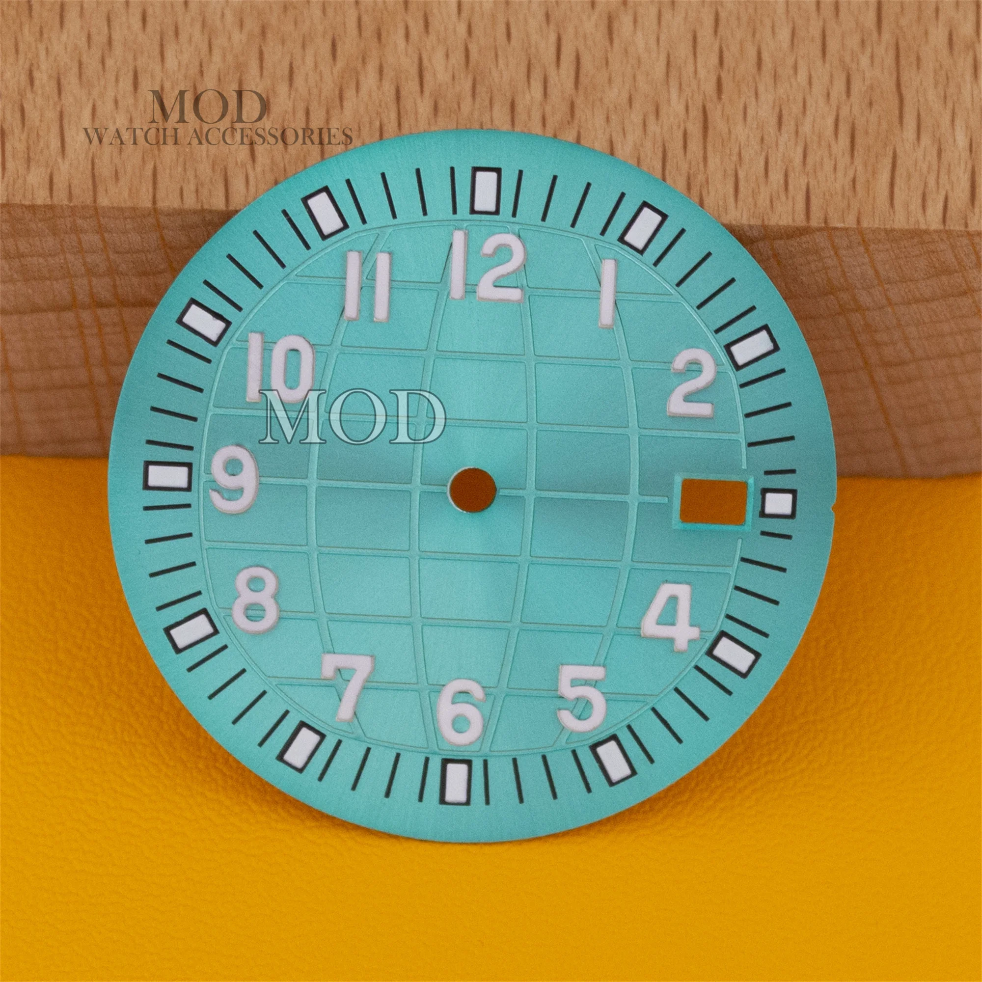 

32mm NH35 Watch Dial GreeN Luminous Watch Face Hands for NH35 Automatic Movement AQUANAUT Nautilus Modified Parts Replacements