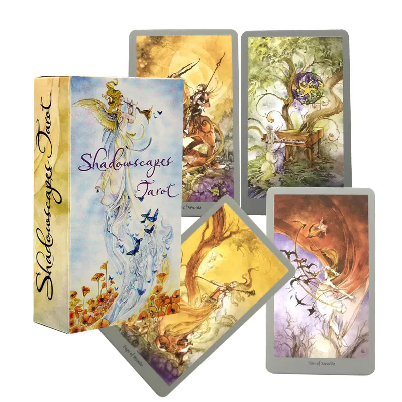 Hot sales Shadowscapes Tarot Fate Divination Family Party Paper Cards Game Tarot And A Variety Of Tarot Options PDF Guide