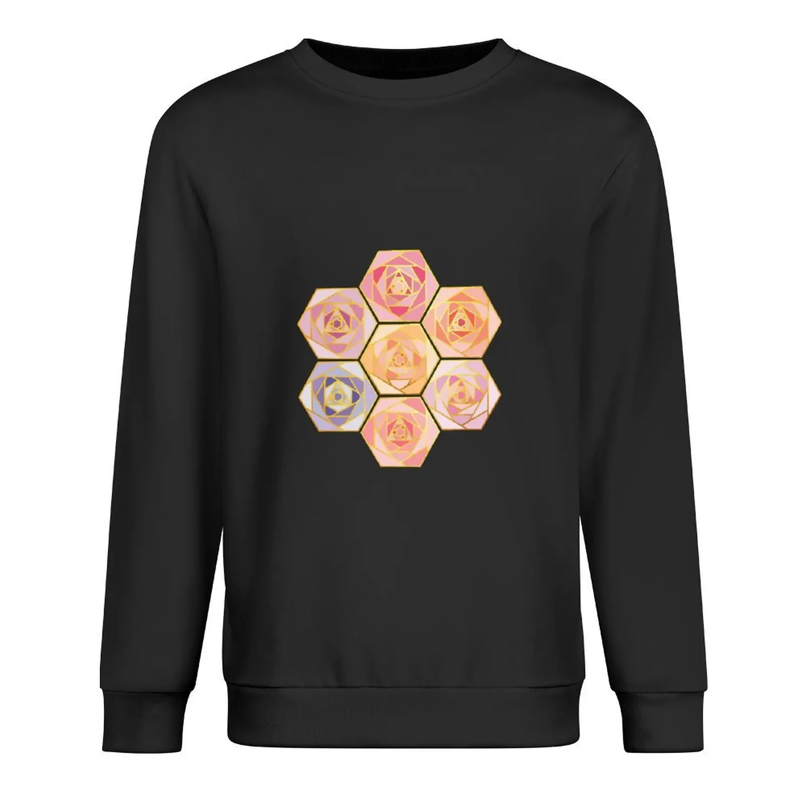 

Honeycomb roses Pullover men's clothes anime clothing clothes for men male clothes new hoodies and sweatshirts