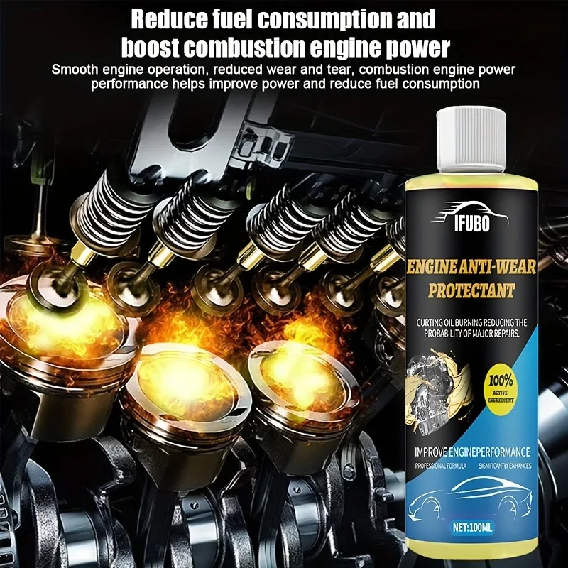Automobile engine anti-wear protective agent, noise reduction, vibration reduction, engine cylinder repair additive